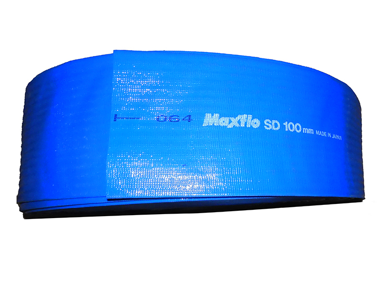 カクイチ Maxflo サニーホース SD 内径100mm×30M巻 送水ホース マックスフローSD 通販